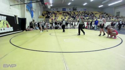 195 lbs Quarterfinal - Ryland McReynolds, Grove vs Zaybel Clark, Miami Wardogs