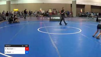59 lbs Prelims - Asher Boutwell, Effingham County Wrestling Club vs Dante Rossi, Florida