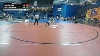 106 lbs Cons. Round 3 - Steven Vidal, Hackettstown vs Luca Seramone, Delaware Military Academy