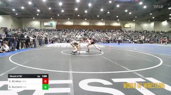 157 lbs Round Of 32 - Xander Birakos, Oakdale vs Brody Buzzard, Harrisburg Mat Club