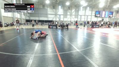 53 kg Cons. Rd Of 32 - Olivia Crull, Red Cobra Wrestling Academy vs Payton Gines, Sanderson