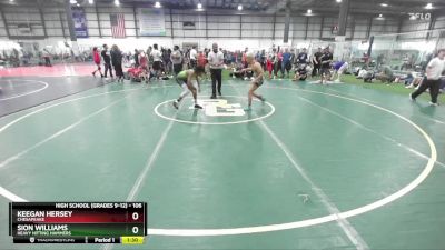 106 lbs Cons. Round 4 - Sion Williams, Heavy Hitting Hammers vs Keegan Hersey, Chesapeake