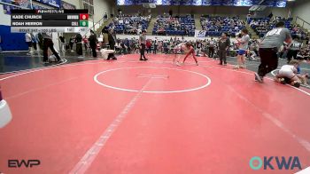 100 lbs 3rd Place - Kade Church, Skiatook Youth Wrestling vs Noah Herron, Collinsville Cardinal Youth Wrestling