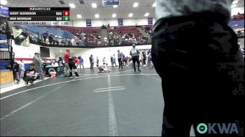 46-49 lbs Round Of 16 - Kody Goodson, Rough Riders vs Iris Morgan, Madill Takedown