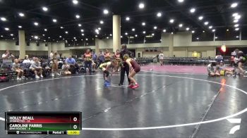 120 lbs Placement (4 Team) - Holly Beall, Stormettes vs Caroline Farris, BMM Peaches