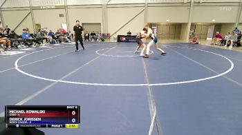 100 lbs Round 2 (8 Team) - Michael Kowalski, Utah vs Derick Jorissen, North Dakota