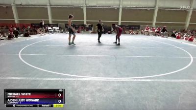 175 lbs Semis & 3rd Wb (16 Team) - Michael White, Indiana vs Aiden Luby Howard, Colorado