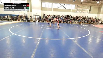 144 lbs Semifinal - Connor Pease, Camden Hills vs Adam St.cyr, Lincoln Academy