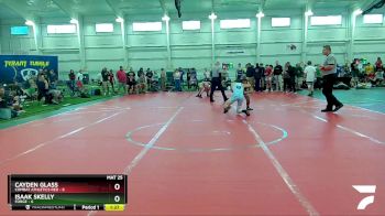 120 lbs Round 1 (8 Team) - Cayden Glass, Combat Athletics Red vs Isaak Skelly, Forge