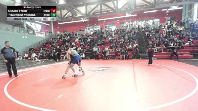 126 lbs Cons. Semi - Santiago Yoshida, El Paso Del Valle vs Krazen Tyler, El Paso Austin