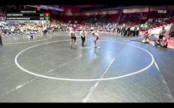 138 lbs D2/d3 - Semi-finals (sat 10:00am.) - Carter Birdyshaw, Weyauwega-Fremont vs Levi DeZoute, Oostburg