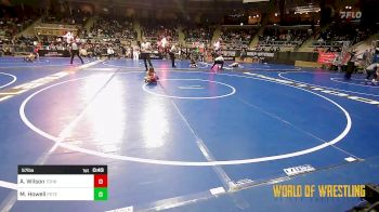 57 lbs Round Of 16 - Avy'ianna Wilson, Team Of Hard Knox vs Marleigh Howell, Poteau Youth Wrestling Academy