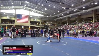 125 lbs Quarterfinal - Caddo Gilmore, AR vs Gus Strick, KS