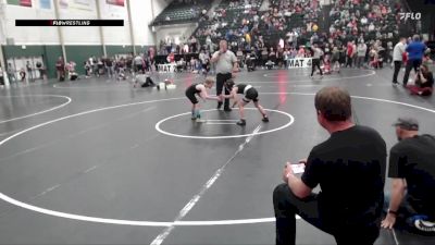 82 lbs Cons. Semi - Malcolm Finch, CWC Thunder vs Lucas Lohmeier, Fusion