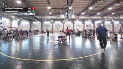 195 lbs Placement - Mason Chamberlain, Steller Trained Jet vs Mason Marolo, Mat Assassins Black