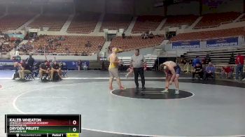 D3-285 lbs Cons. Round 2 - Dryden Pruitt, Sahuarita Hs vs Kaleb Wheaton, American Leadership Academy Ironwood HS