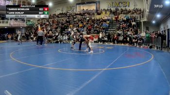 152 lbs 3rd Place - Darius McMillon, Peters Township vs Luke Dunlap, South Fayette