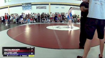 285 lbs Cons. Semi - Triston Meschede, Portage Wrestling Club vs Benjamin Land, Team Jeff Wrestling Club