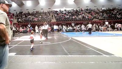 46 lbs Consi Of 8 #2 - Lincoln Tillery, Skiatook Youth Wrestling 2022-23 vs Knox Perkins, Tahlequah Wrestling Club