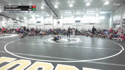 96 lbs Round Robin 1 - Tucker Dowty, Indiana Outlaws - MS vs Colton Chambers, Armory Athletics - MS