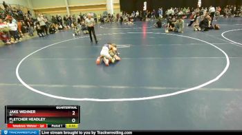 67 lbs Quarterfinal - Fletcher Headley, MO vs Jake Wehner, NJ