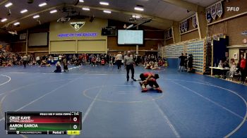 125 lbs Cons. Round 3 - Aaron Garcia, UNLV vs Cruz Kaye, Ottawa University