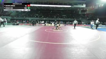106 lbs Cons. Round 2 - Jacob Lemos, Vista Del Lago vs Jonah Lee, Vanden