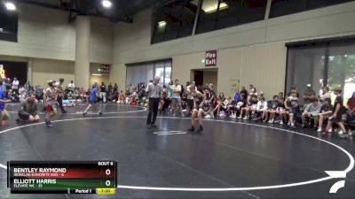 80 lbs Champ Round 1 (16 Team) - Elliott Harris, Elevate WC vs Bentley Raymond, Ironclad Koncrete Kids