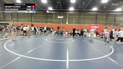 60 lbs Rr Rnd 5 - Delaney Coleman, NE Whale Orca - GK8 vs Maya Bhandari, PA West Black - GK8
