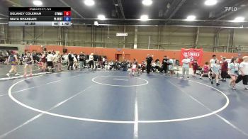 60 lbs Rr Rnd 5 - Delaney Coleman, NE Whale Orca - GK8 vs Maya Bhandari, PA West Black - GK8