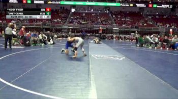 3A-126 lbs 5th Place Match - Coby Fiser, Bondurant-Farrar vs Joey Cahill, Waukee Northwest
