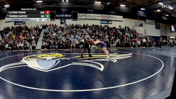 285 lbs Champ. Round 1 - La`Ron Parks, St. Cloud State vs Tanner Gaffey, Minnesota State