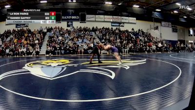 285 lbs Champ. Round 1 - La`Ron Parks, St. Cloud State vs Tanner Gaffey, Minnesota State