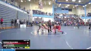 Quarterfinal - Lillee Olague, Bonneville High School vs Naveah Villalobos, Minico High School