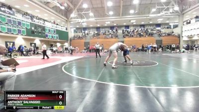 215 lbs Champ. Round 2 - Parker Adamson, Cathedral Catholic vs Anthony Salvaggio, Steele Canyon