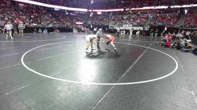 215 lbs Cons. Semis - Zach Winnekens, Kaukauna vs Brody Sardina, West Allis Hale