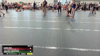 120 lbs Round 1 (6 Team) - Draven Thompson, Finger Lakes Elite vs Jayce Paz, Palm Harbor Wrestling