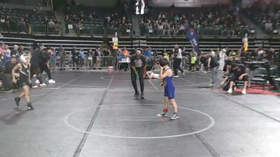 65 lbs Quarterfinal - Mirac Oztas, Tiger Claws Wrestling Club vs Ethan Lopez, New Milford