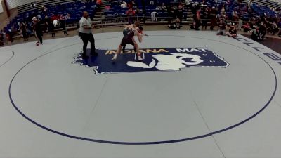 12U Boys - 108 lbs Cons. Semis - Kellan Clark, South Dearborn Wrestling Club vs Davide Keirn, MVKWA Patriot Wrestling Club