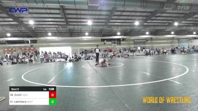 70 lbs Round Of 32 - Mia Emili, The Hunt Wrestling Club vs Hazel Lechiara, MANTANONA-TC