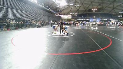 100 lbs Quarterfinal - Kacen Hamilton, Thunder Mountain Wrestling Club vs D`Ayres Mangini, Punisher Wrestling Company