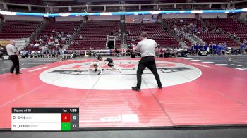 107 lbs Round Of 16 - Dealon Britt, Bishop McCort vs Hayden Quaker, West Perry