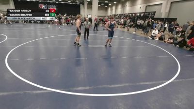 157 lbs 5th Place Match - Kayden Hanlon, Aniciete Training Club vs Colton Shaffer, Moyer Elite Wrestling