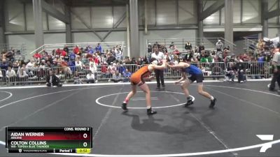 115 lbs Cons. Round 2 - Colton Collins, WR- Topeka Blue Thunder vs Aidan Werner, Abilene