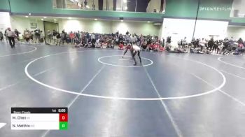 85 lbs Semifinal - Mitchell Chen, VA vs Nathan Matthis, MD