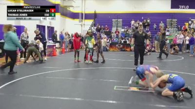 80 lbs Semifinal - Lucan Stellwagen, Eastside Youth Wrestling vs Thomas Jones, Fort Stewart Wrestling Club