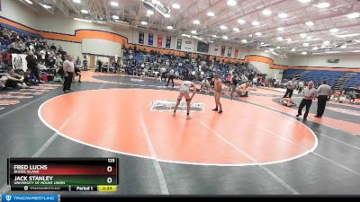 125 lbs Cons. Round 5 - Jack Stanley, University Of Mount Union vs Fred Luchs, Rhode Island