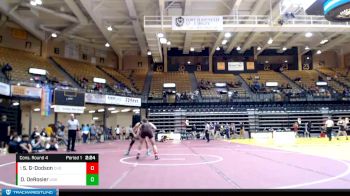 141 lbs Cons. Round 4 - Skyler Geier-Dodson, Chadron State vs Daniel DeRosier, Nebraska-Kearney