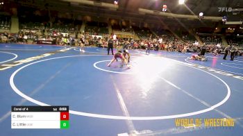 92 lbs Consi Of 4 - Carson Blum, MIGRTC vs Cruz Little, Legend Wrestling Club