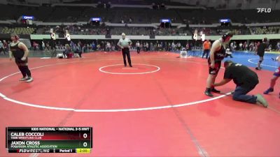 National 3-5 HWT Round 3 - Jaxon Cross, Poquoson Athletic Association vs Caleb Coccoli, Tabb Wrestling Club